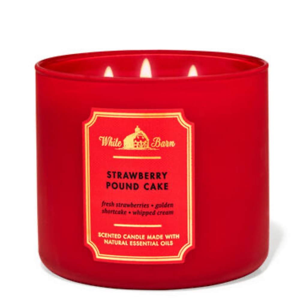 Strawberry Pound Cake Candle